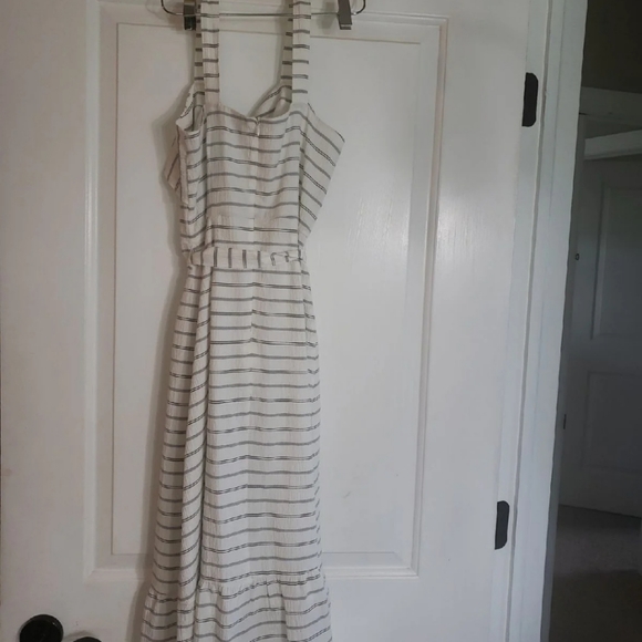 banana republic- ruffle front dress- nwt 0 - Picture 4 of 6